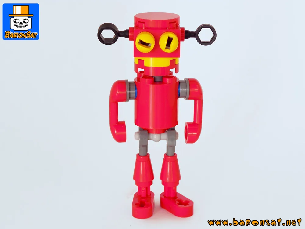 Lego Brick Retro Robot Moc